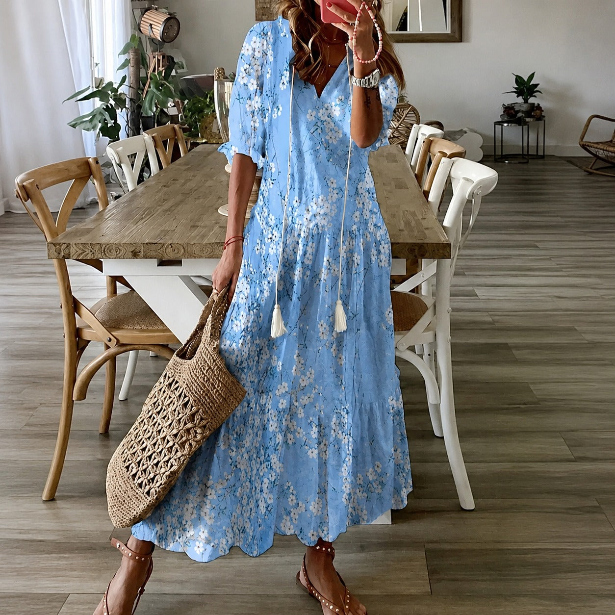 Claidel - Beeindruckendes Kleid im Boho-Stil