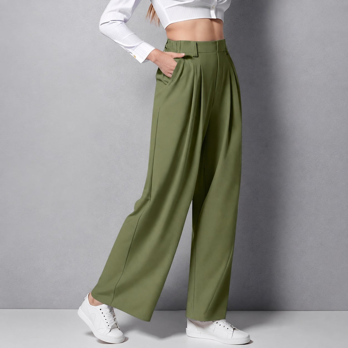Montana - Vielseitige, elastische Damenhose mit geradem Bein