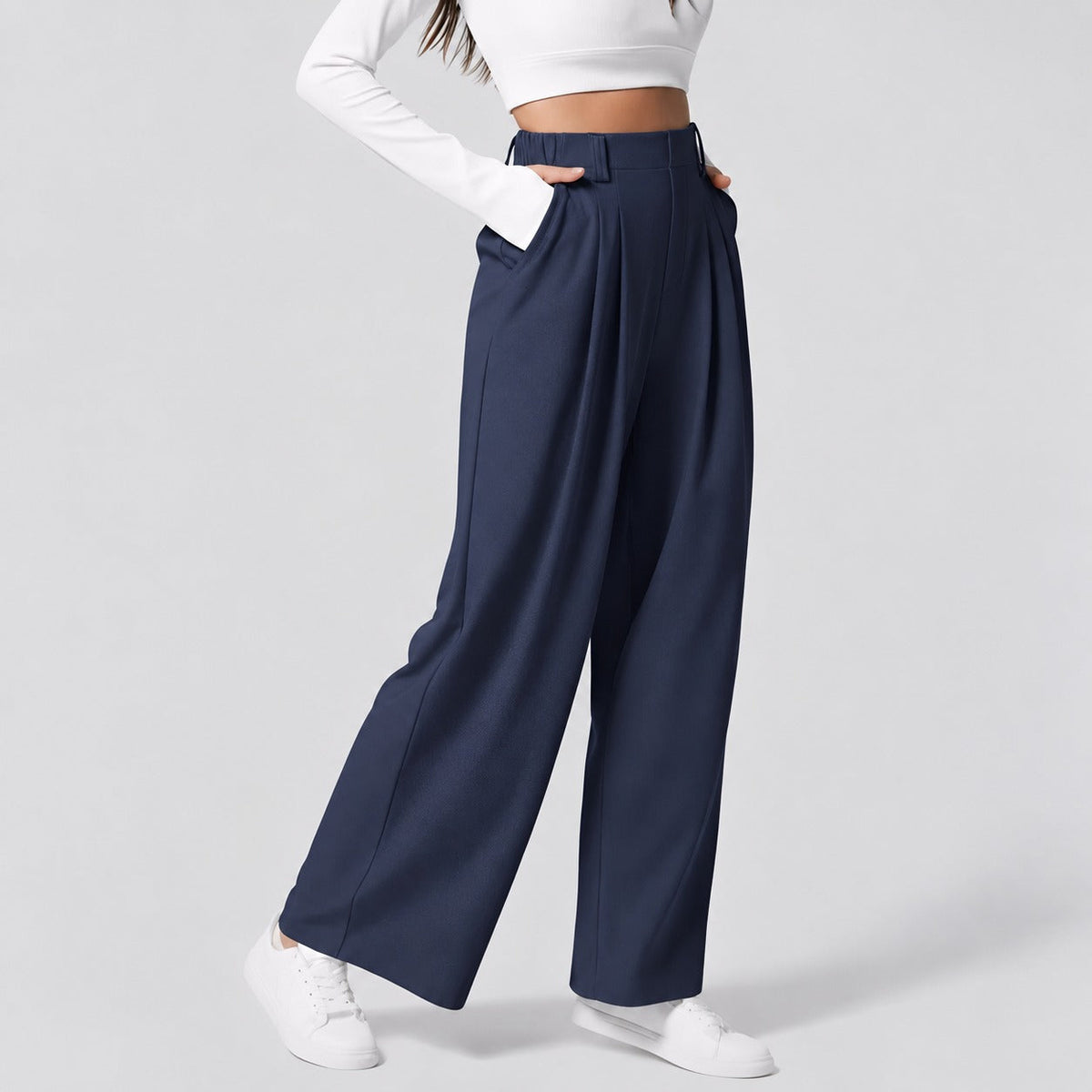 Montana - Vielseitige, elastische Damenhose mit geradem Bein