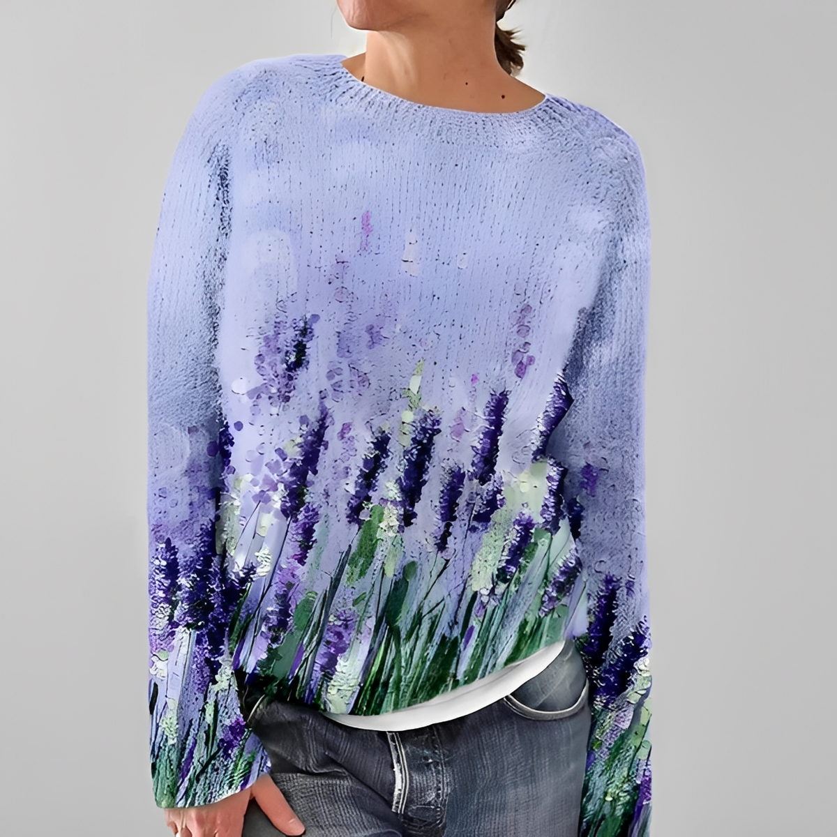 Liliane - Stilvoller Pullover mit Rundhals