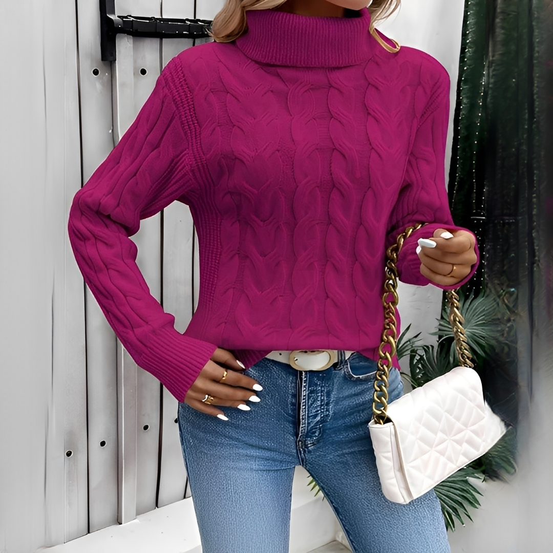 Amélie - Bequemer und stilvoller Rollkragenpullover