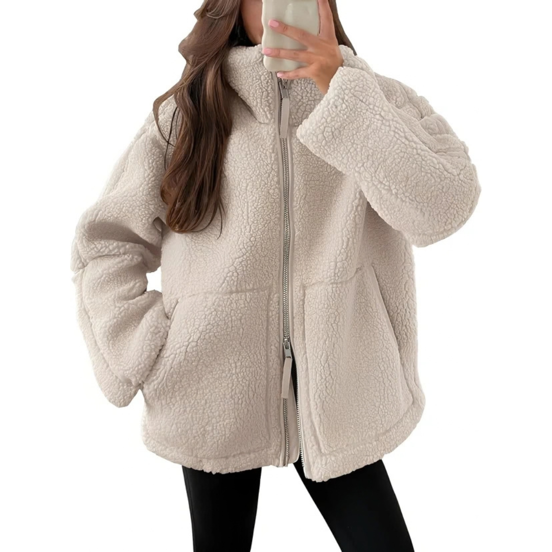 Rowena - Modische Jacke mit Reißverschluss für Wärme