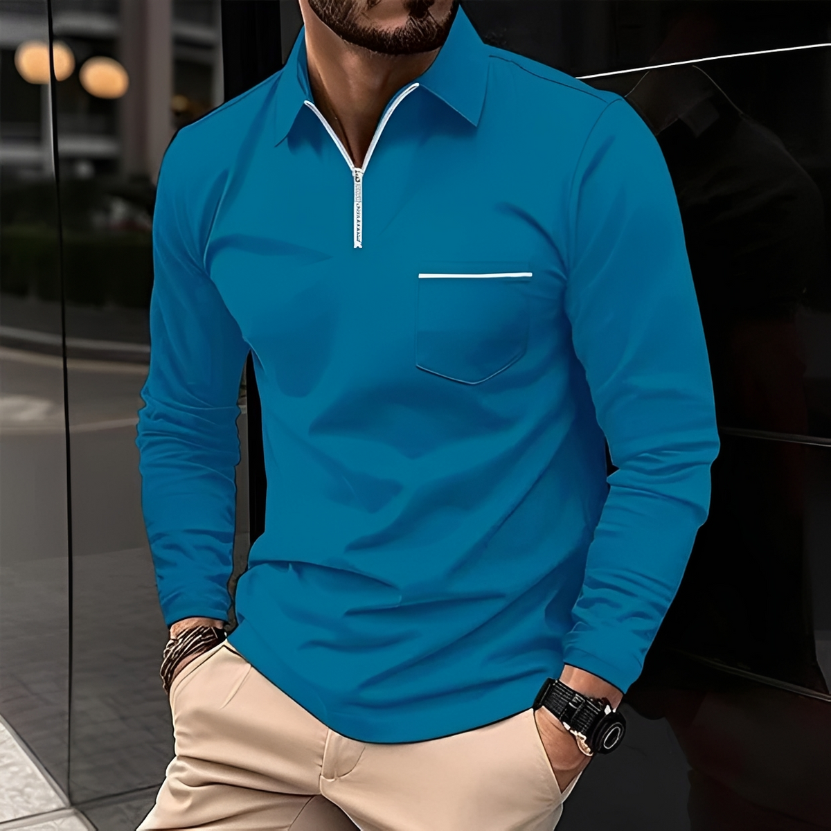 Romeo - Klassisches und warmes Langarmshirt