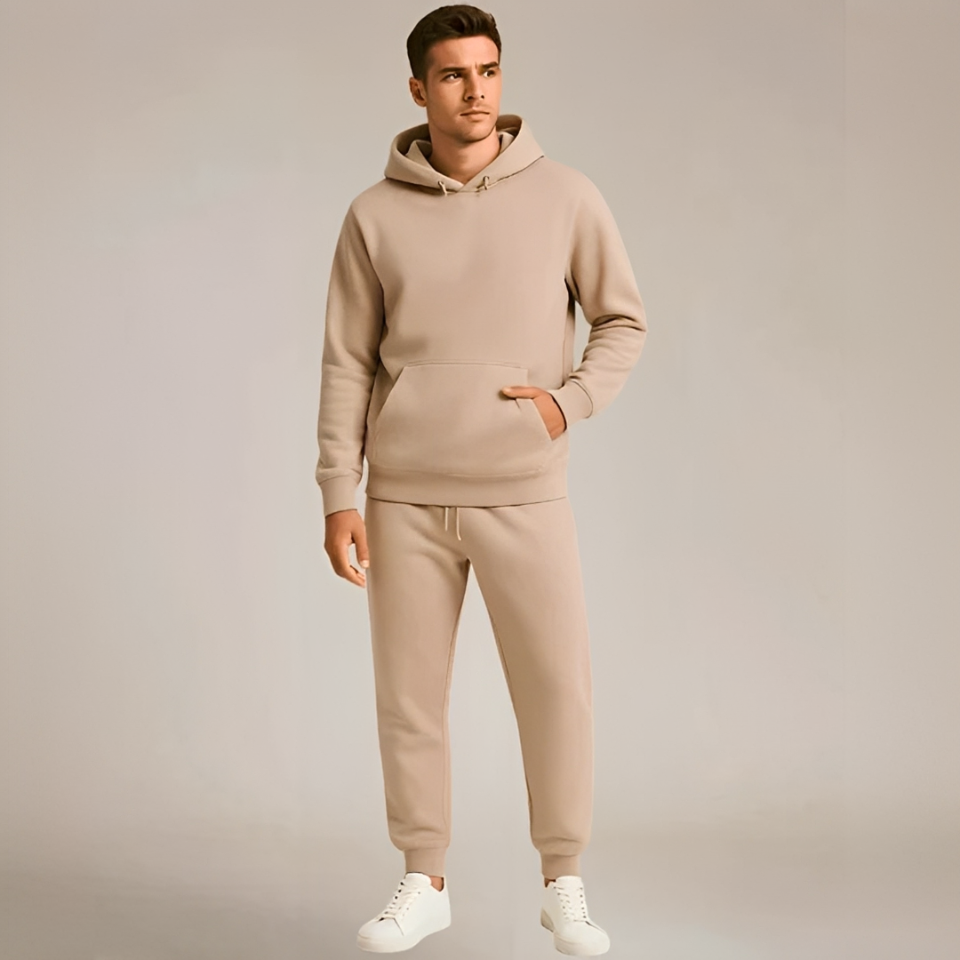 Robin - Komfortables und gemütliches Set aus Kapuzenpullover und Hose