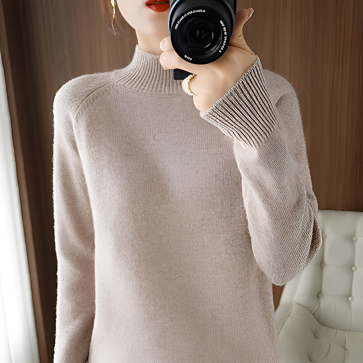 Hannie - Stilvoller und komfortabler Rollkragenpullover