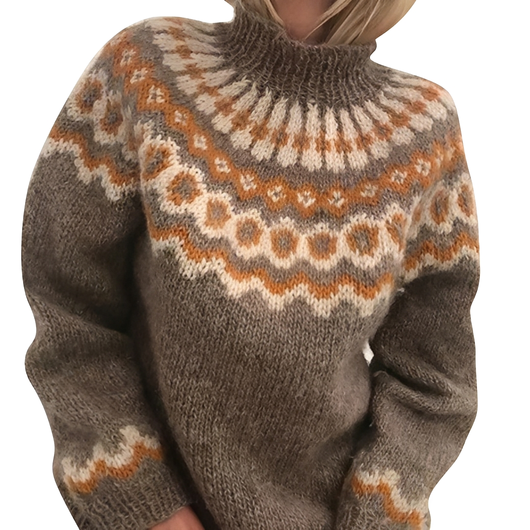 Arllene - Bequemer und gemütlicher Rollkragenpullover
