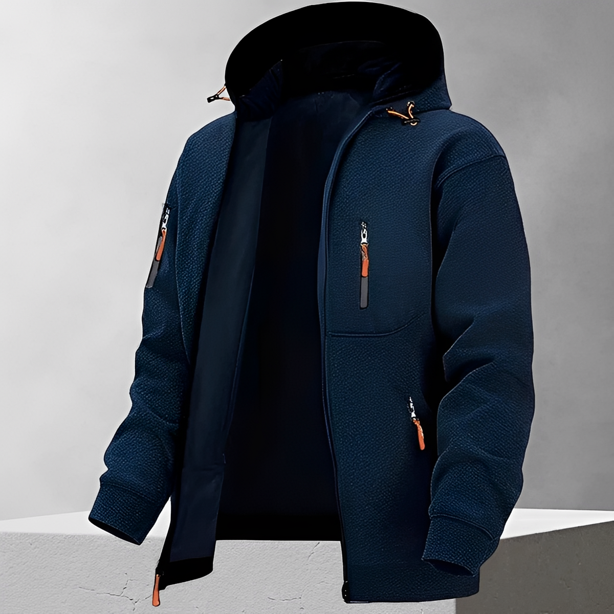 Simon - Robuste und warme Jacke mit Kapuze
