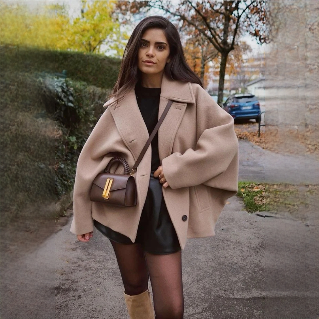 Hannah - Stilvoller und bequemer Oversize-Mantel
