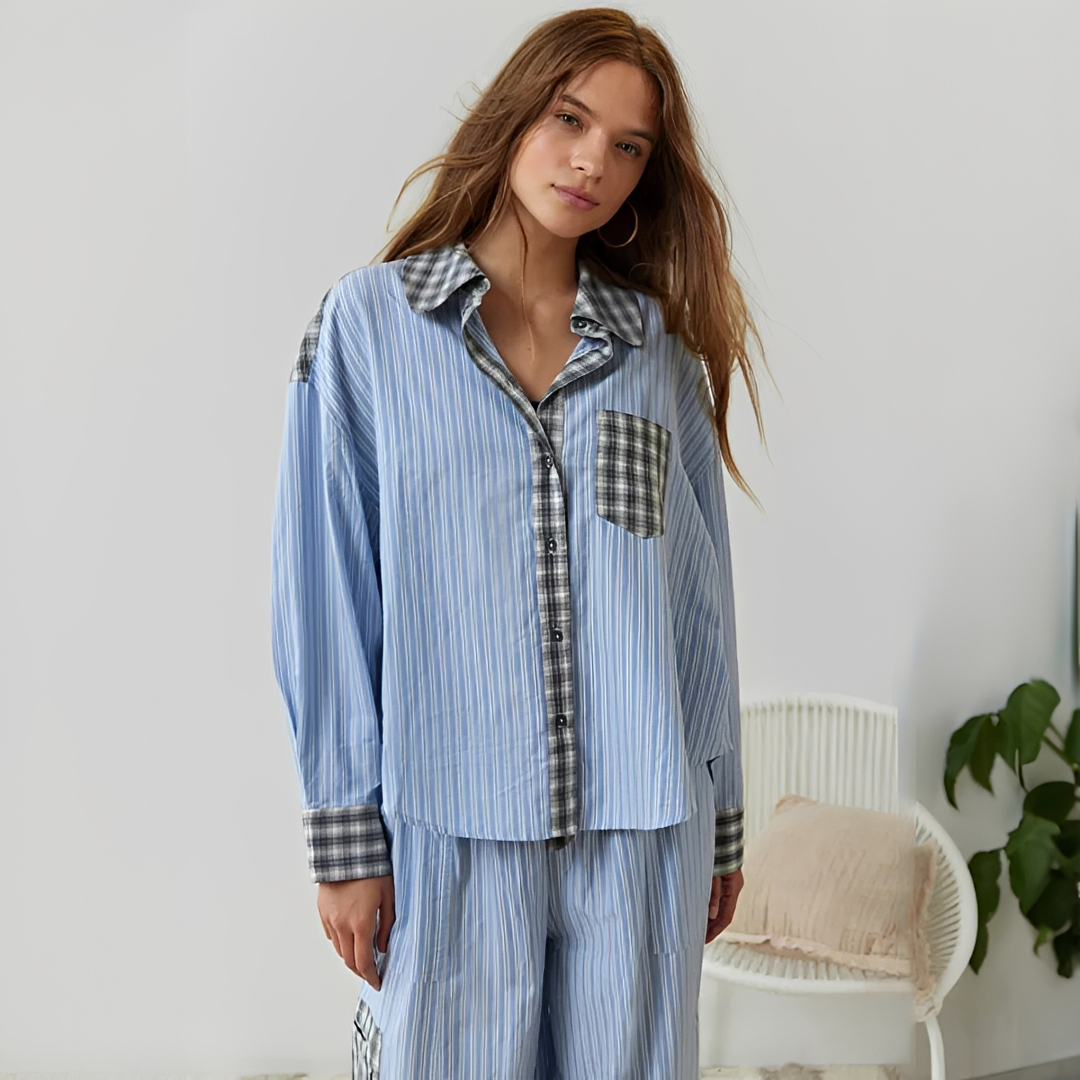 Ellenora - Komfortables und gemütliches Pyjama-Set