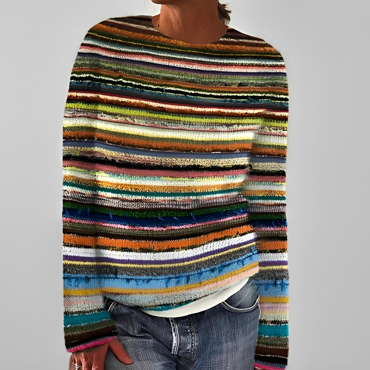 Liliane - Stilvoller Pullover mit Rundhals