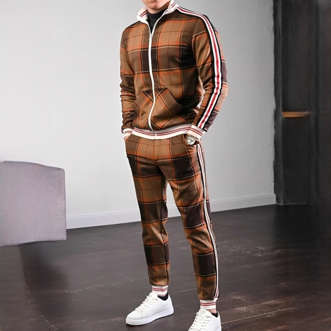 Neal - Stilvolles Set mit karierter Hose