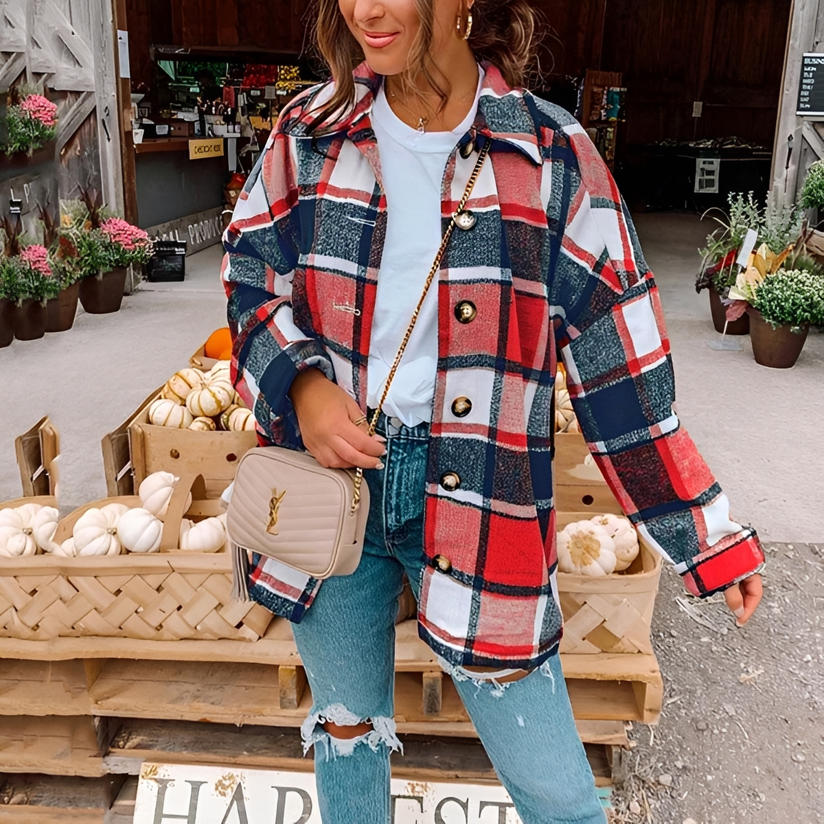 Anna - Elegantes und warmes Oversize-Shirt