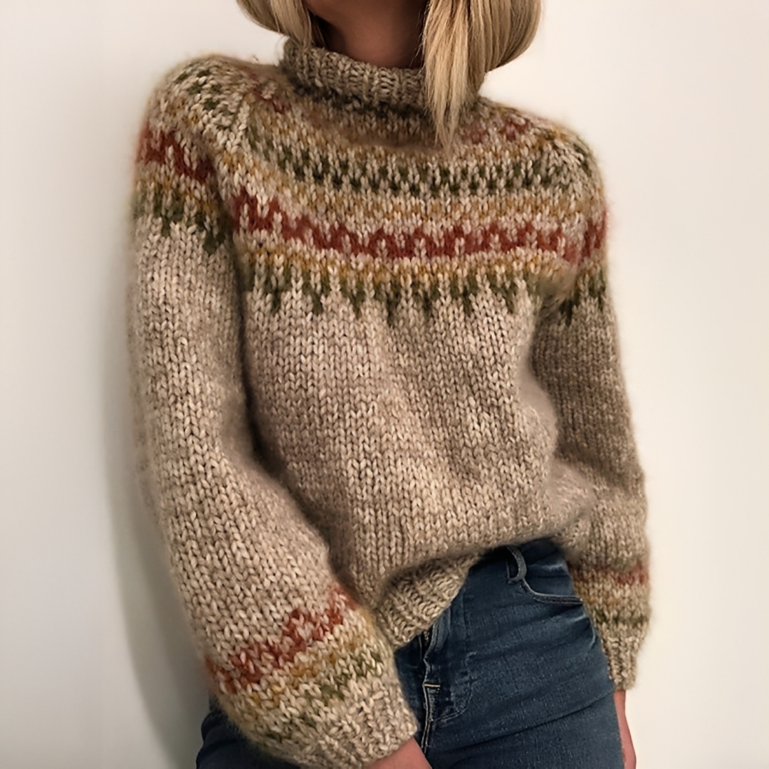 Arllene - Bequemer und gemütlicher Rollkragenpullover