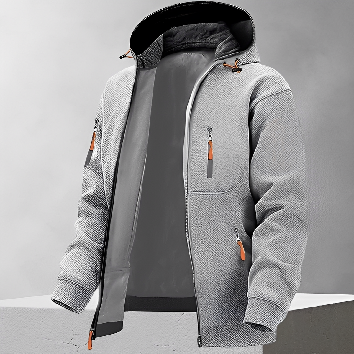 Simon - Robuste und warme Jacke mit Kapuze