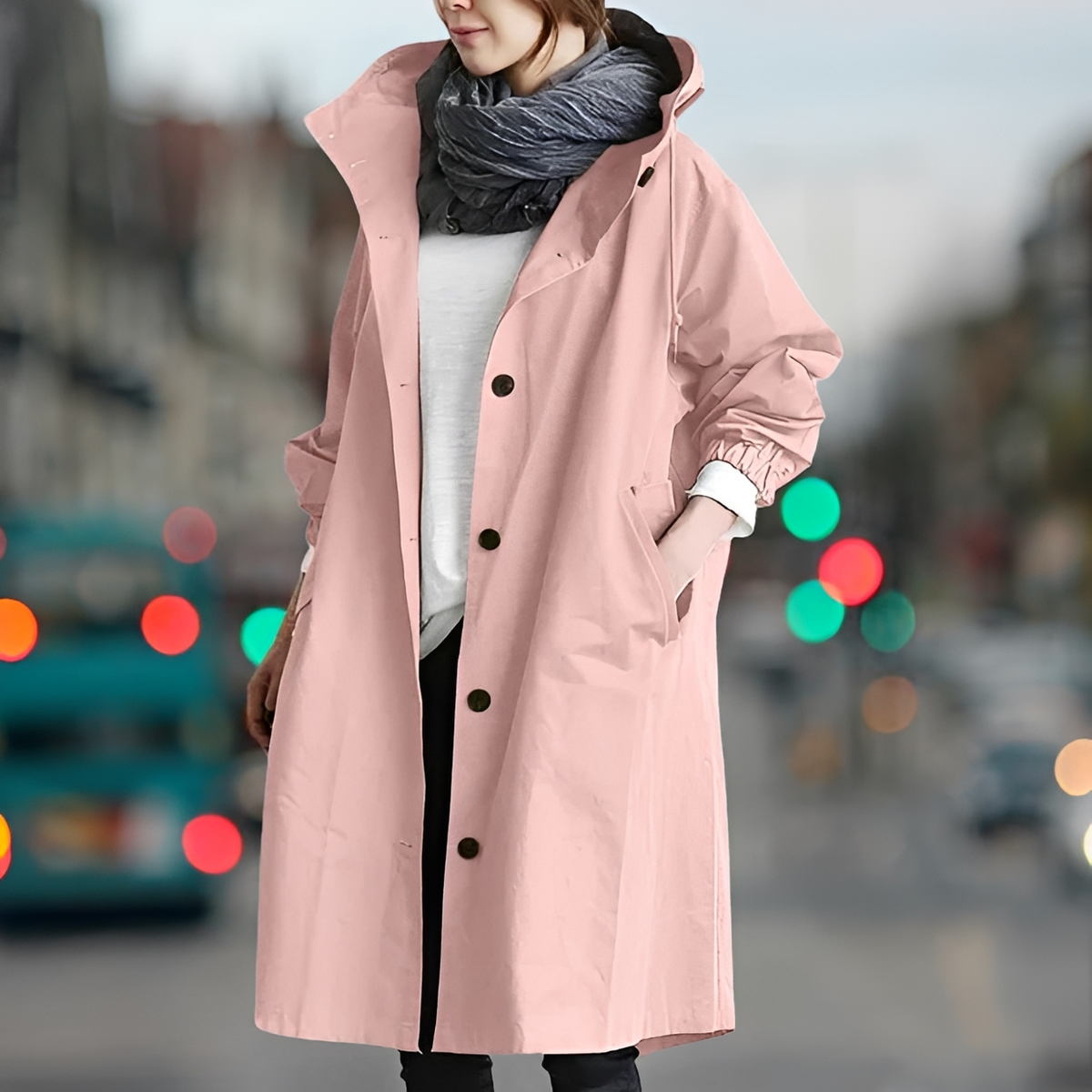 Ezza - Eleganter und komfortabler Regenmantel