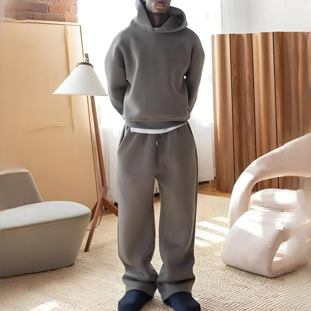 Marlon - Lockeres Set mit Kapuzenpullover und Hose