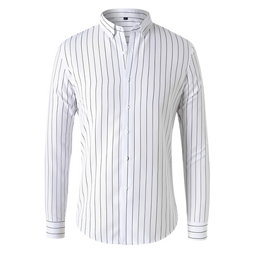 Dennis - Langarmhemd mit Streifen und Relaxed Fit