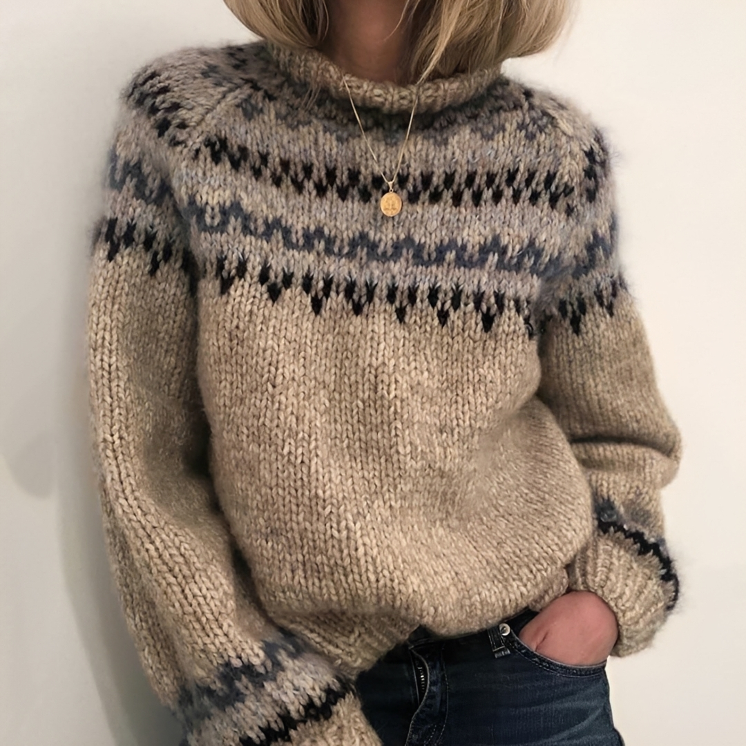 Arllene - Bequemer und gemütlicher Rollkragenpullover