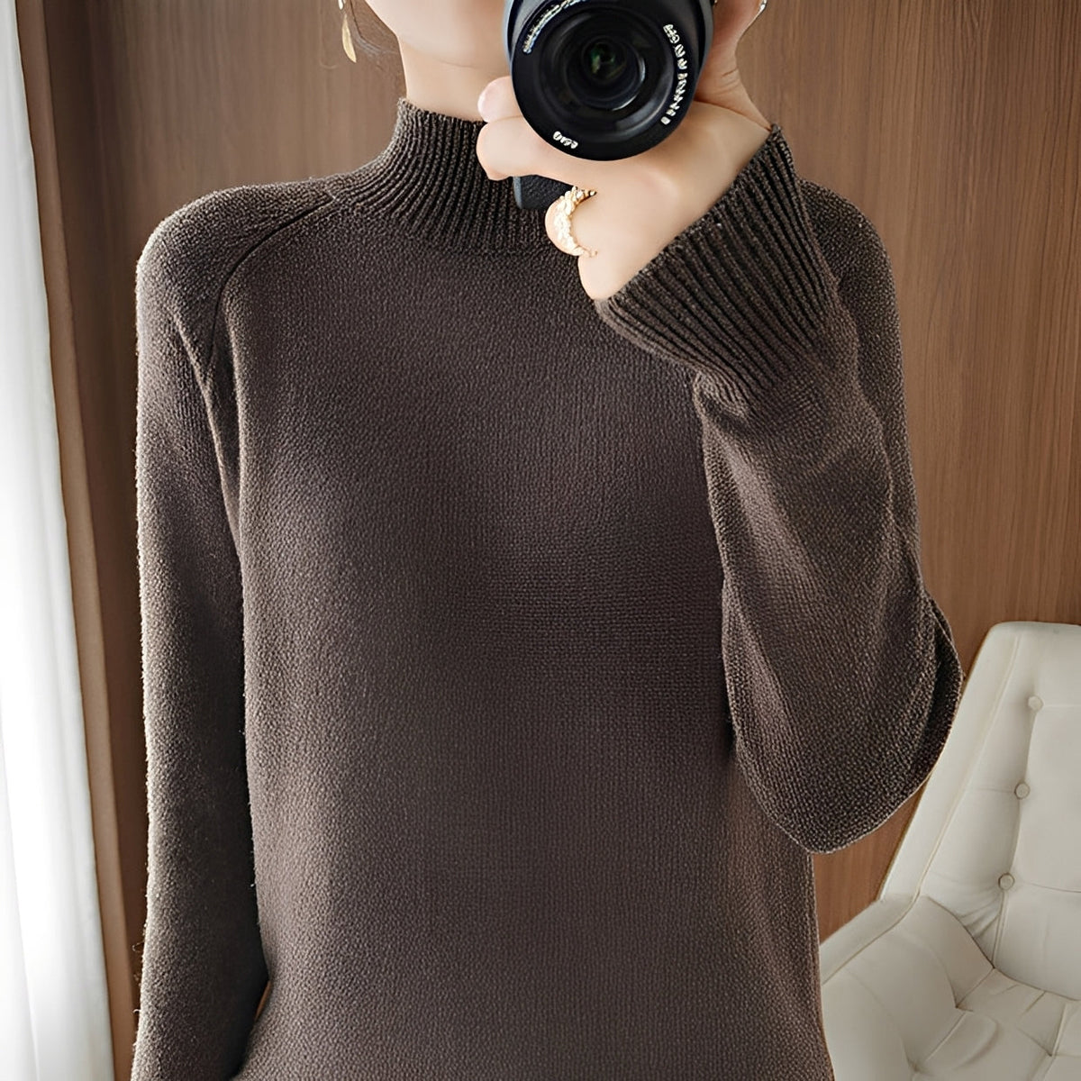Hannie - Stilvoller und komfortabler Rollkragenpullover