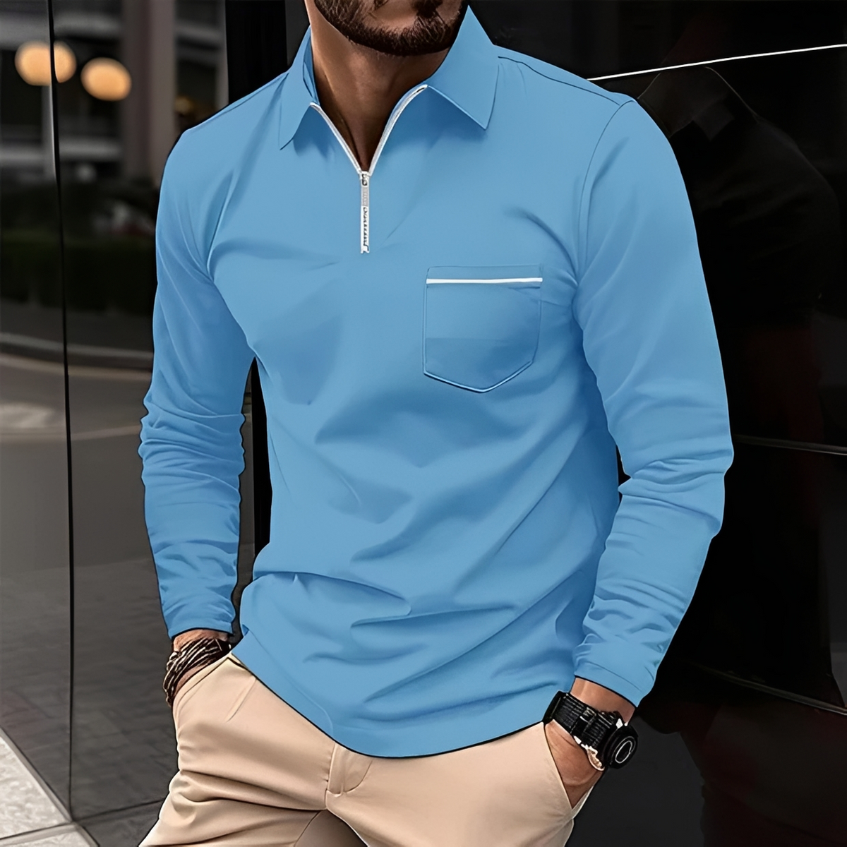 Romeo - Klassisches und warmes Langarmshirt
