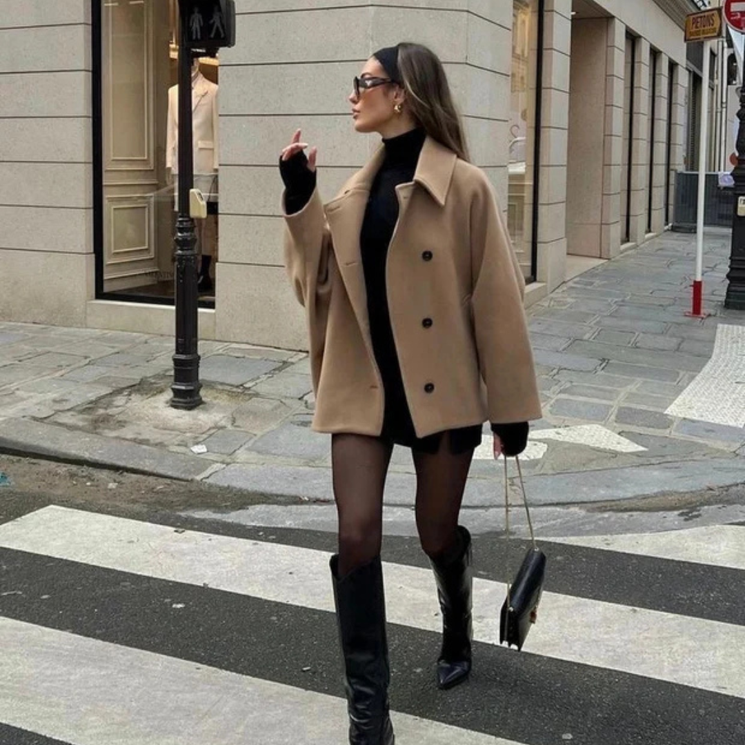 Hannah - Stilvoller und bequemer Oversize-Mantel