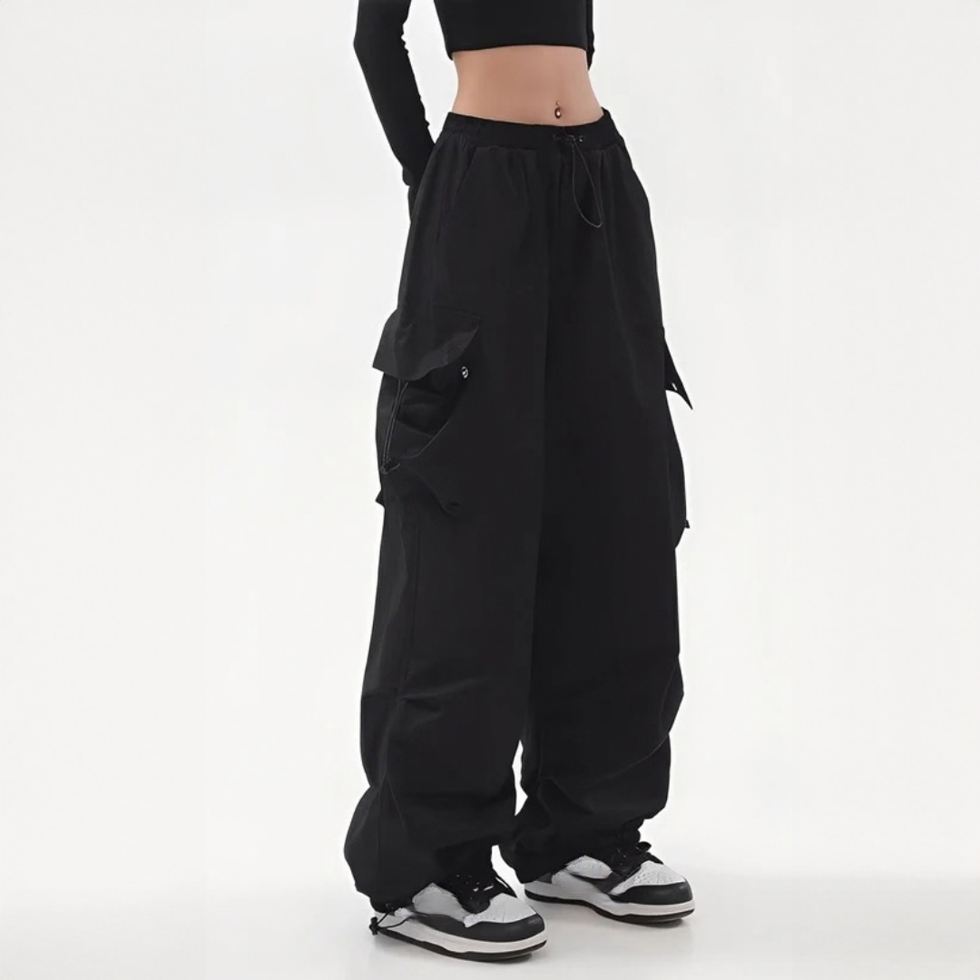 Aimée - Modische Cargohose mit weitem Bein