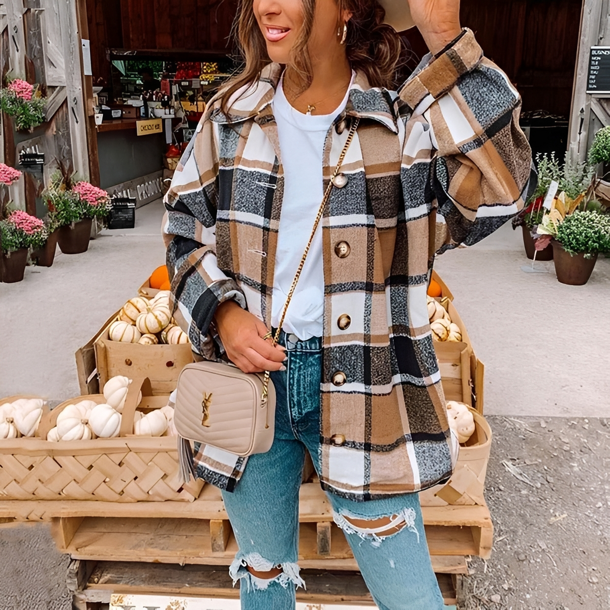 Anna - Elegantes und warmes Oversize-Shirt