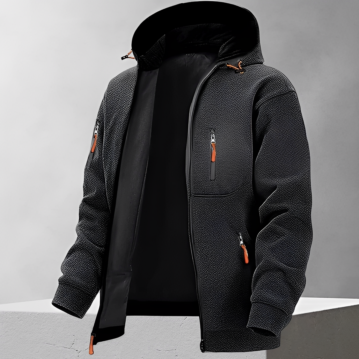 Simon - Robuste und warme Jacke mit Kapuze