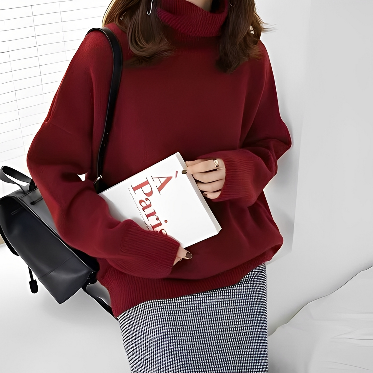 Clémentine - Bequemer Rollkragenpullover