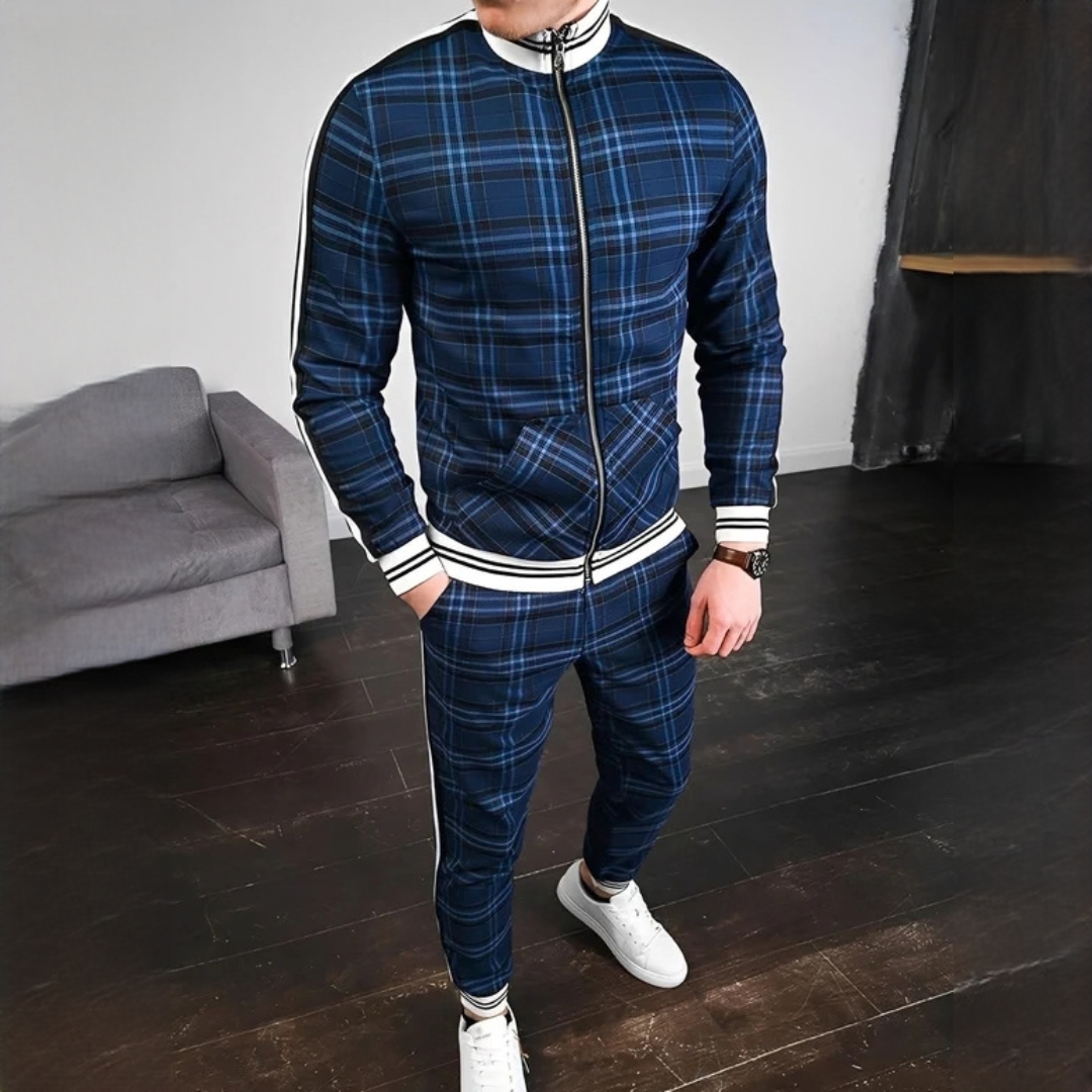 Neal - Stilvolles Set mit karierter Hose