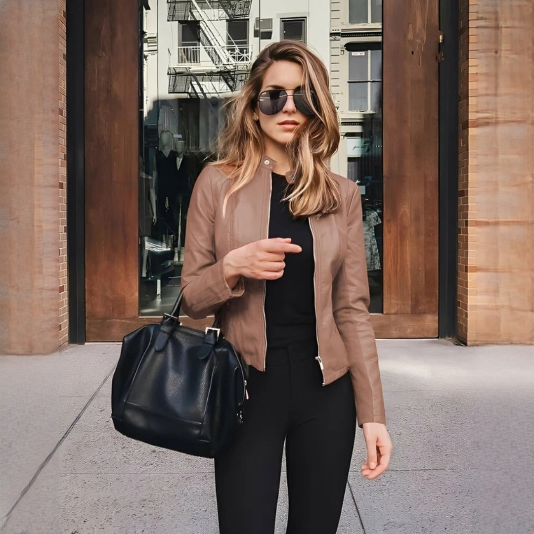 Ashlee - Eng anliegende, warme und bequeme Jacke