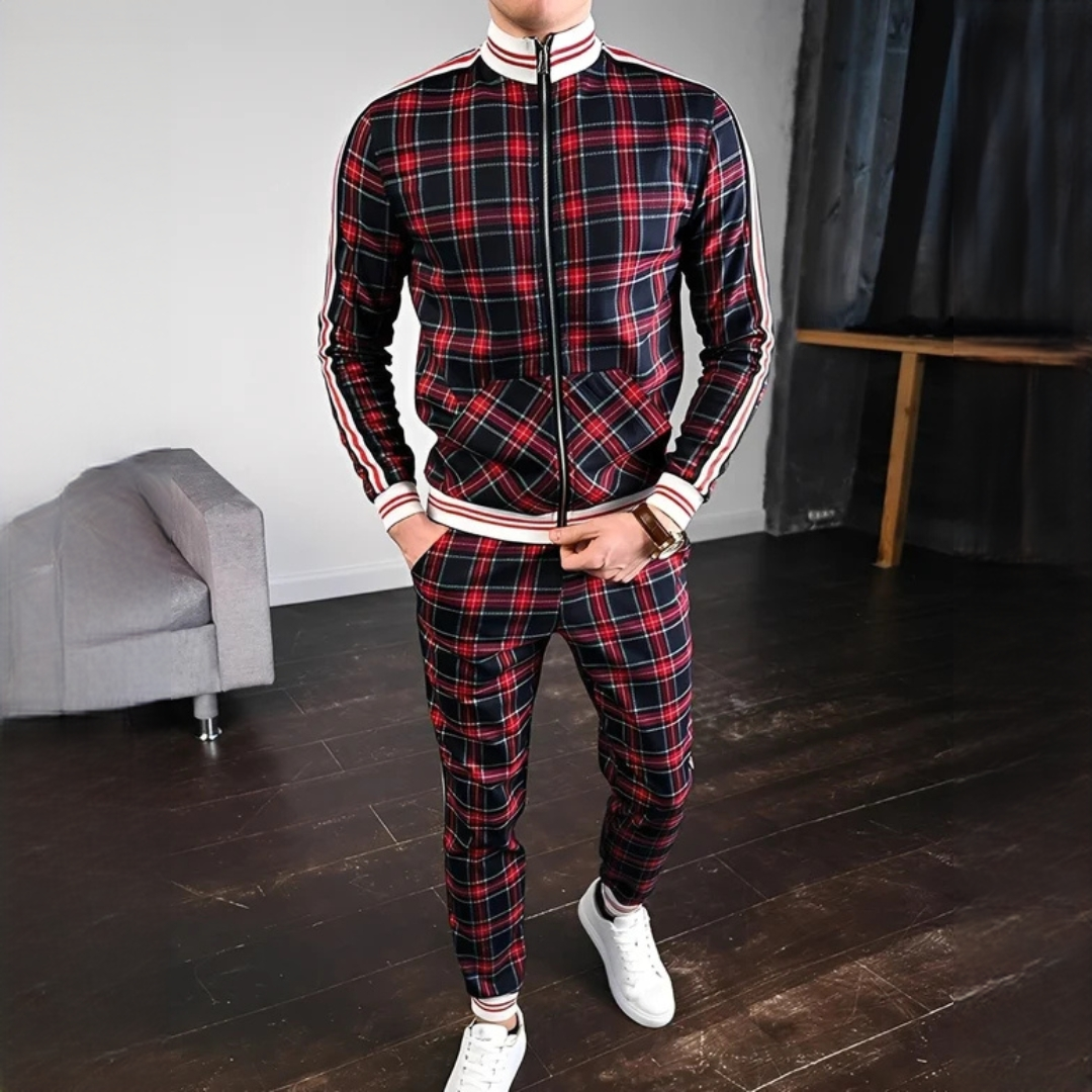 Neal - Stilvolles Set mit karierter Hose