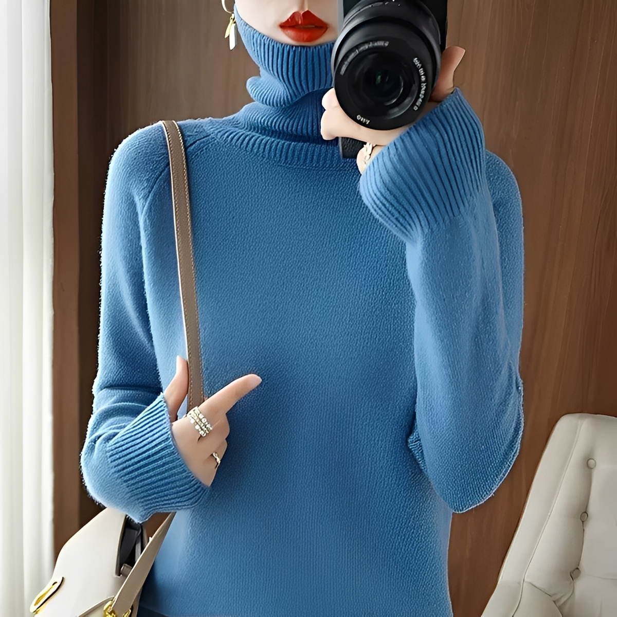 Hannie - Stilvoller und komfortabler Rollkragenpullover