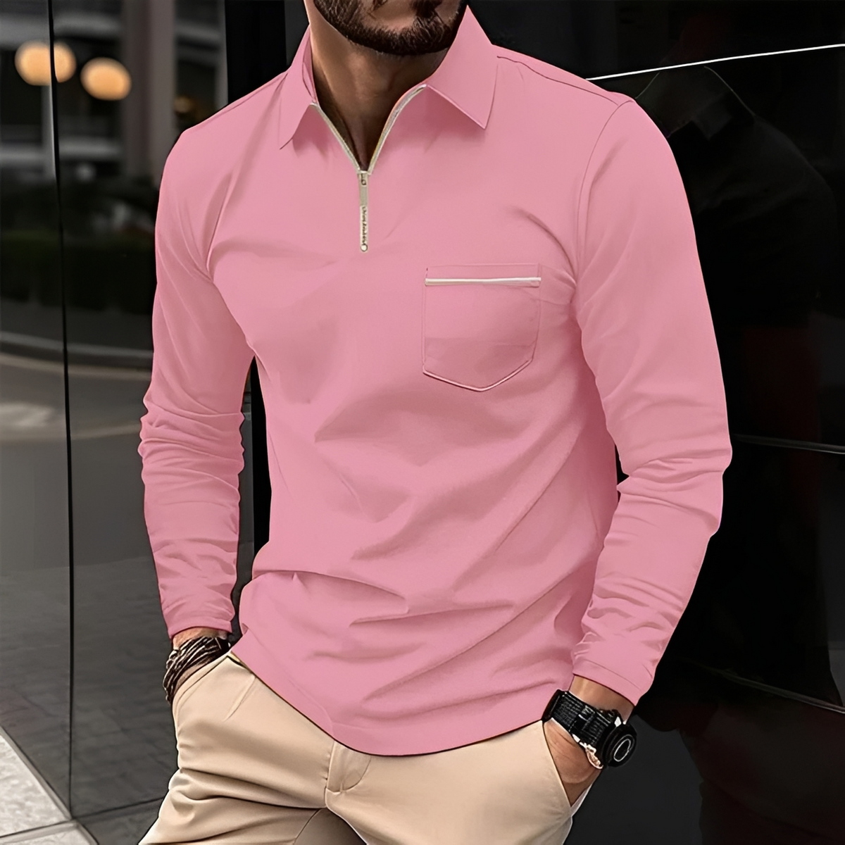 Romeo - Klassisches und warmes Langarmshirt