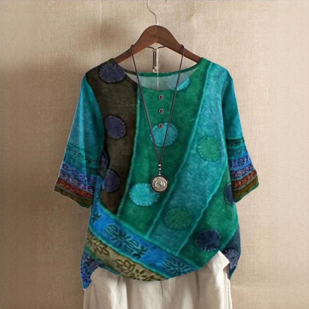 Jessel - Stylische Bluse mit Rundkragen
