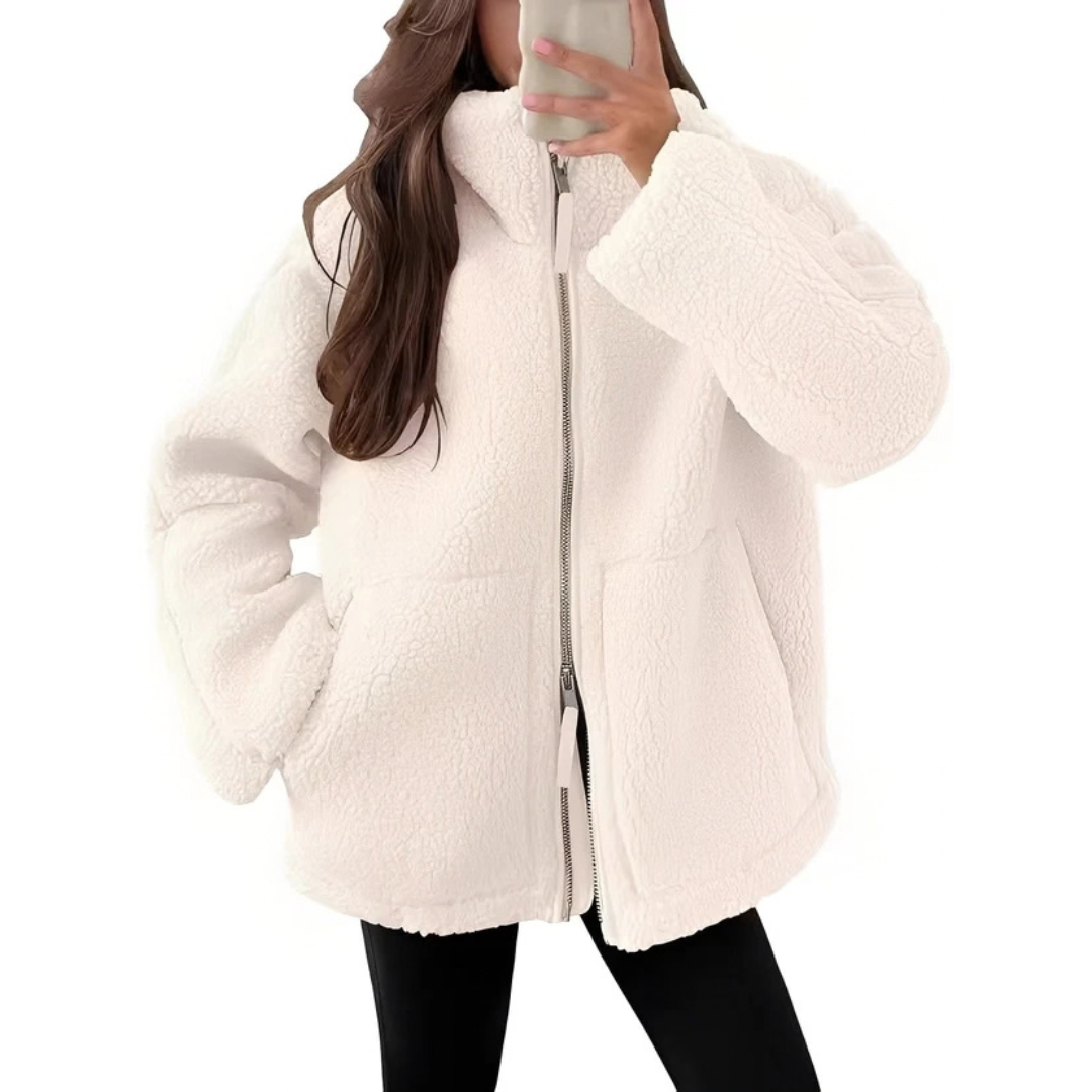 Rowena - Modische Jacke mit Reißverschluss für Wärme