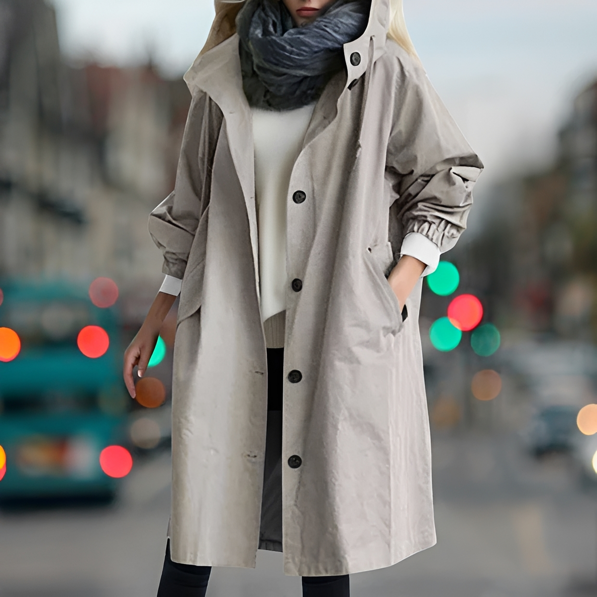 Ezza - Eleganter und komfortabler Regenmantel