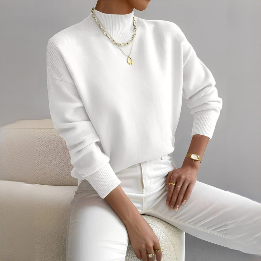 Rosbell - Stilvoller und eleganter Rollkragenpullover