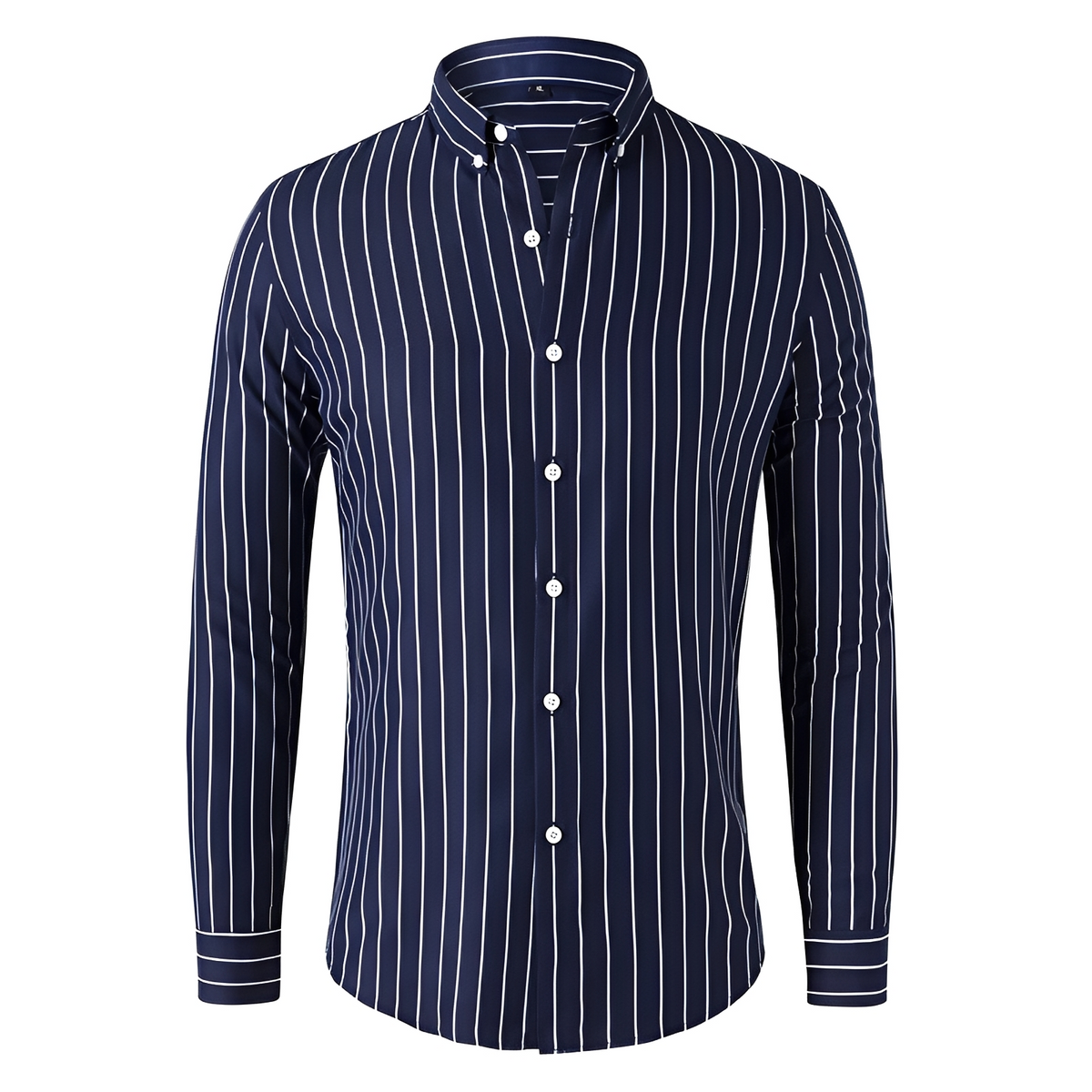 Dennis - Langarmhemd mit Streifen und Relaxed Fit