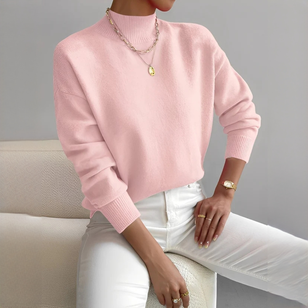 Rosbell - Stilvoller und eleganter Rollkragenpullover