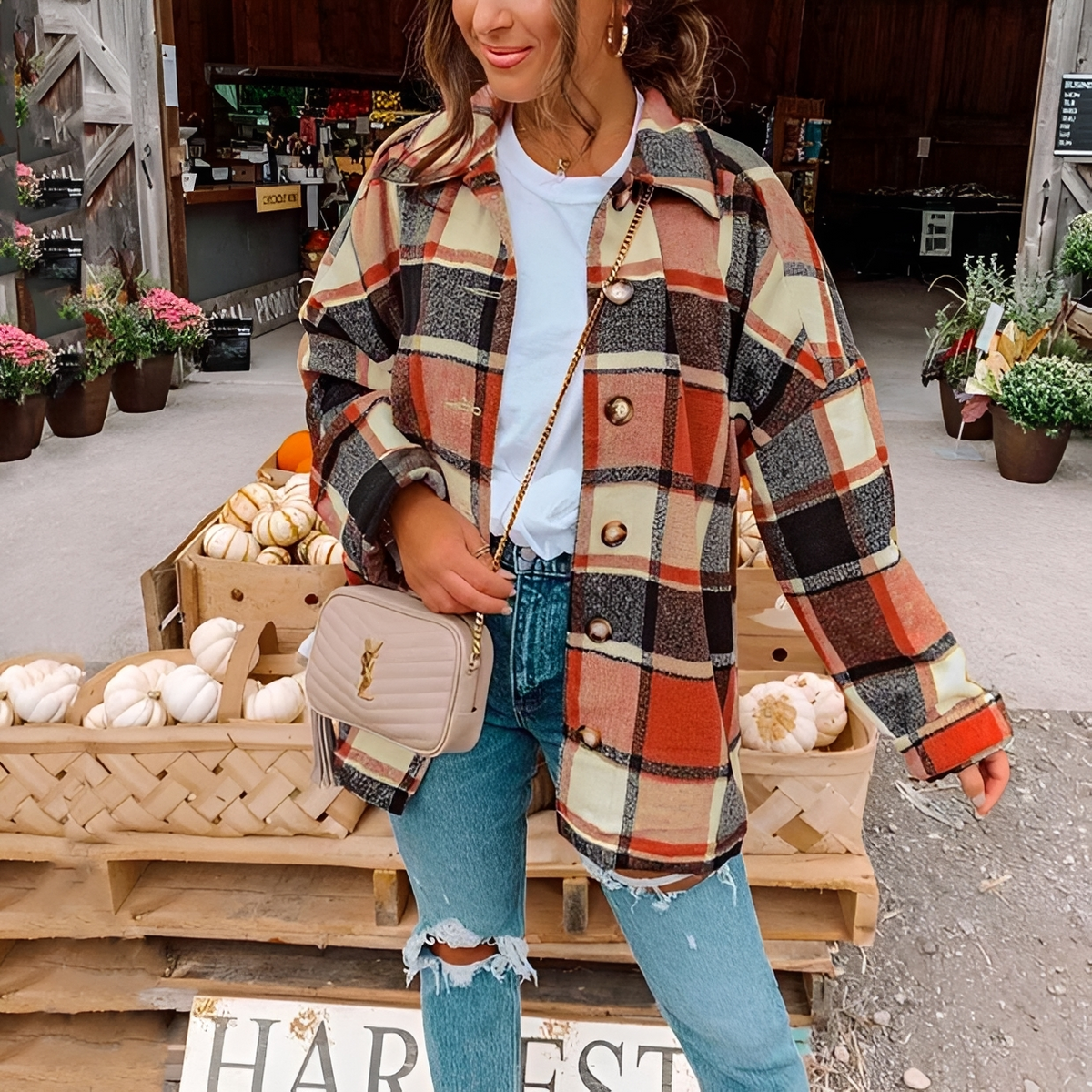 Anna - Elegantes und warmes Oversize-Shirt
