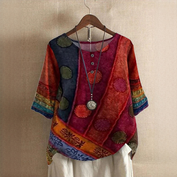 Jessel - Stylische Bluse mit Rundkragen