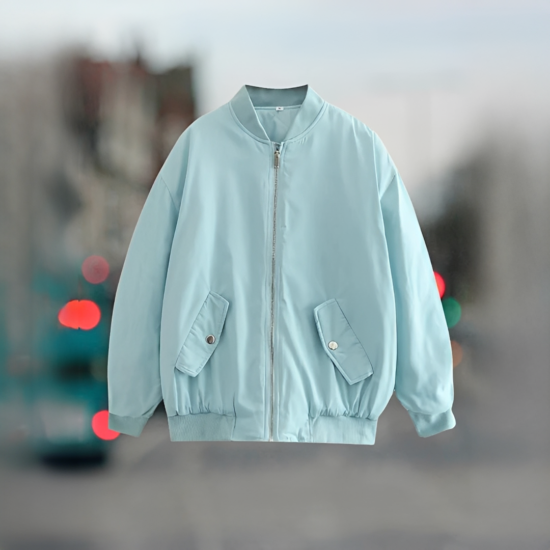 Fellaine - Kuschelige Oversized-Bomberjacke