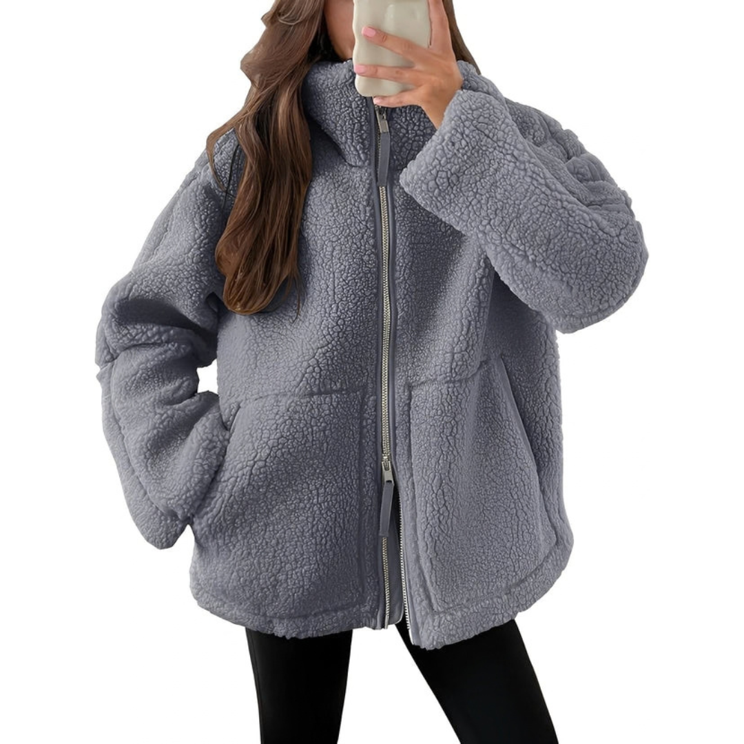 Rowena - Modische Jacke mit Reißverschluss für Wärme