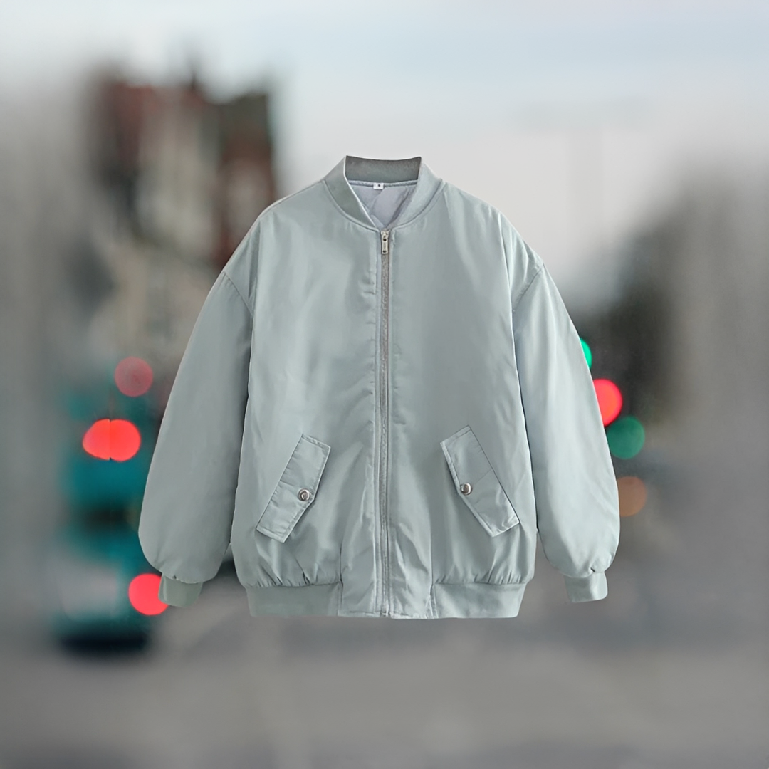 Fellaine - Kuschelige Oversized-Bomberjacke
