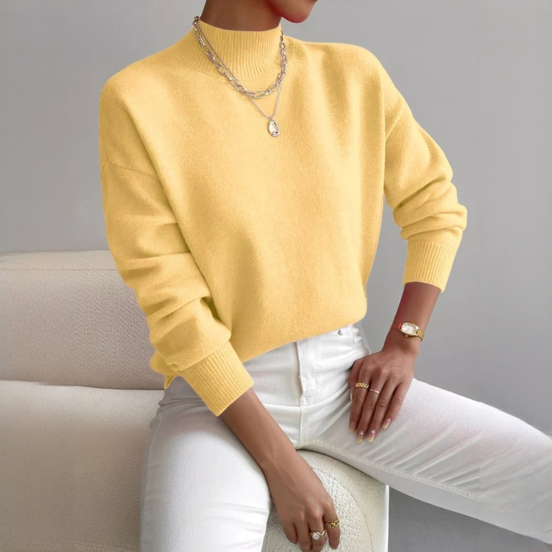 Rosbell - Stilvoller und eleganter Rollkragenpullover