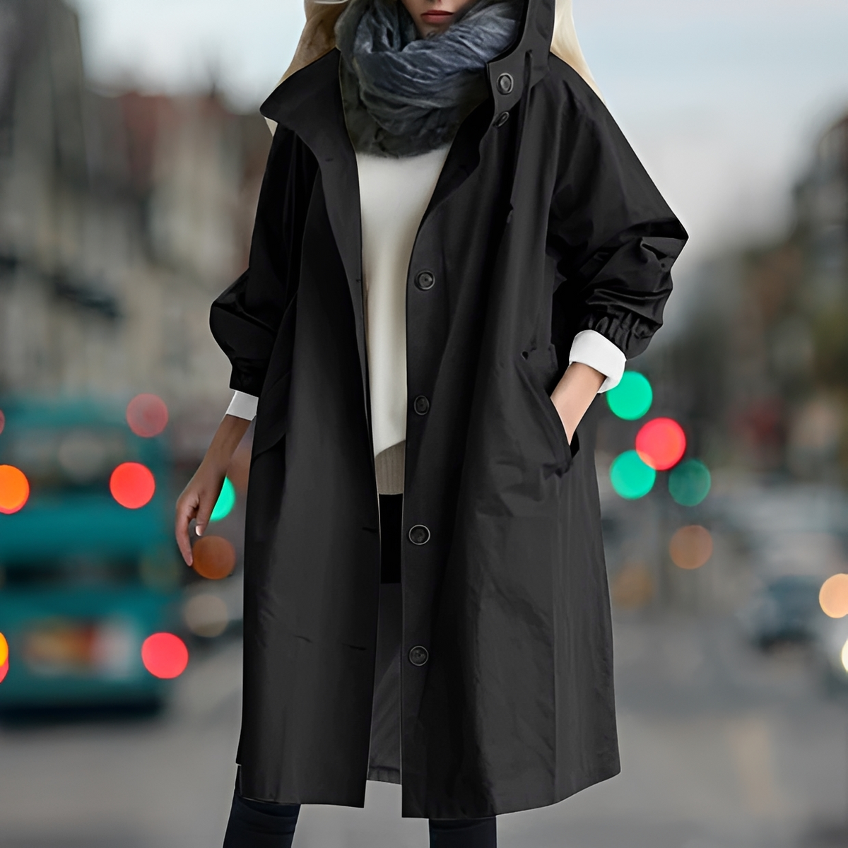 Ezza - Eleganter und komfortabler Regenmantel