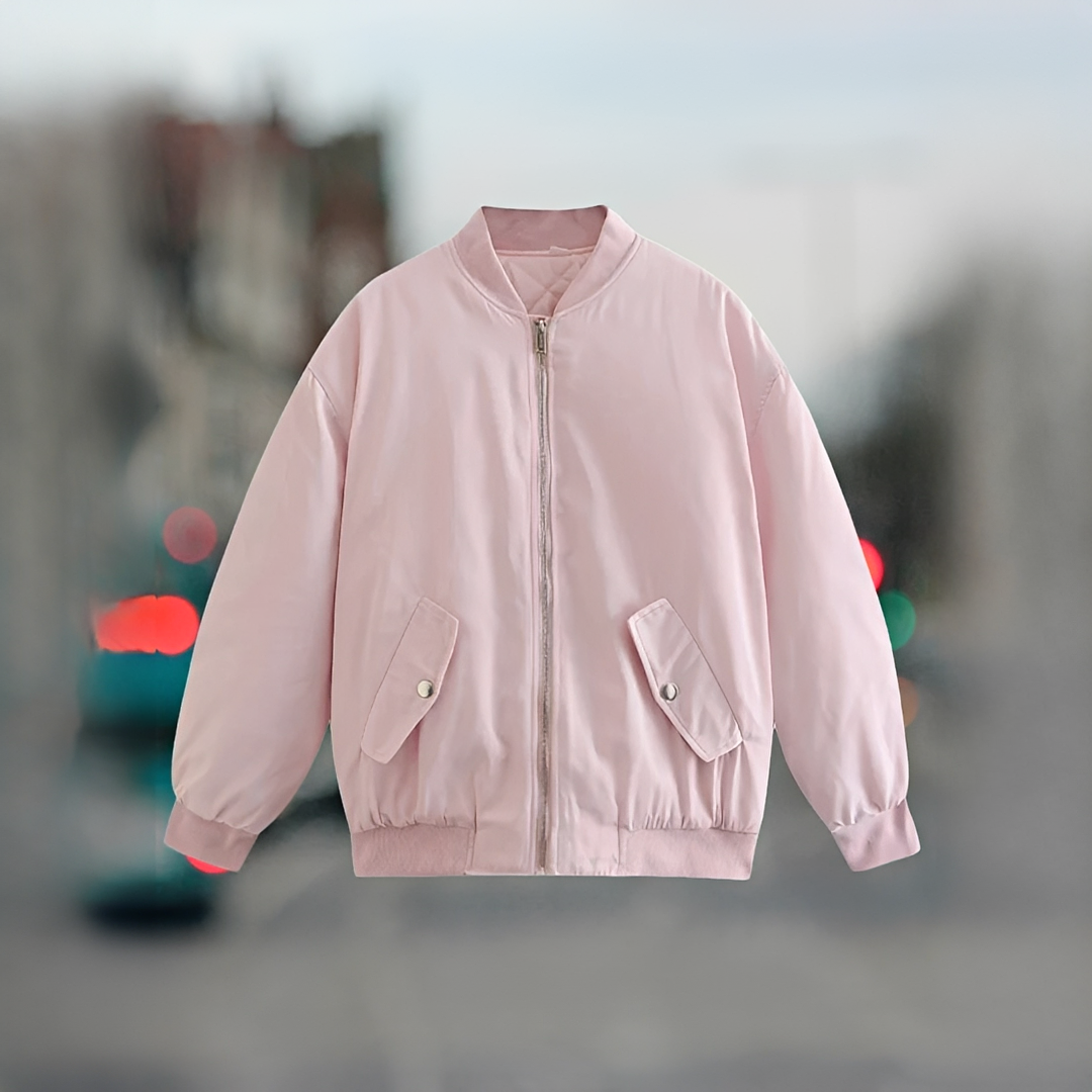 Fellaine - Kuschelige Oversized-Bomberjacke