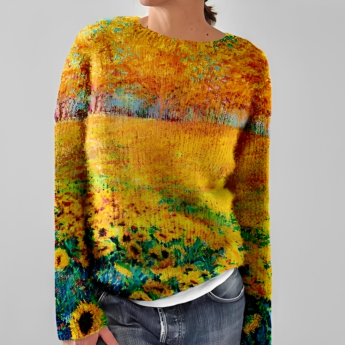 Liliane - Stilvoller Pullover mit Rundhals
