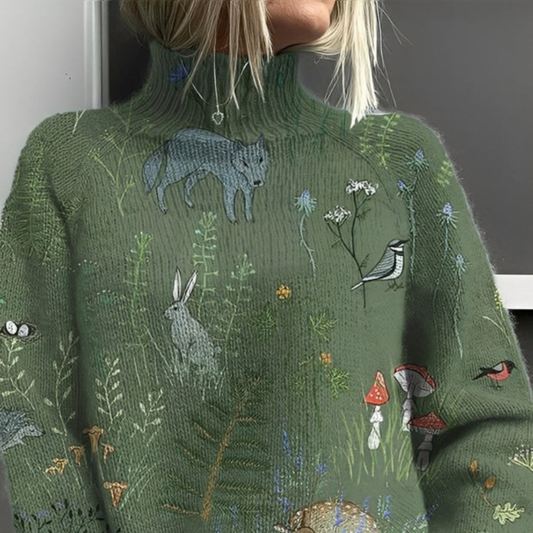 Amy - Eleganter und modischer Rollkragenpullover